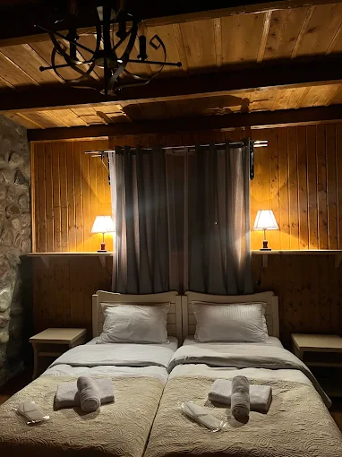 Room at Inn Harmony with mountain view